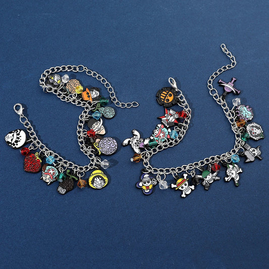 Luffy Pirate Pendant Bracelet