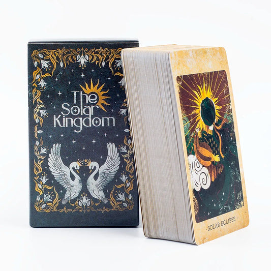 The Solar Kingdom Tarot Deck – 78-Card Oracle Set for Cosmic Insight & Divination