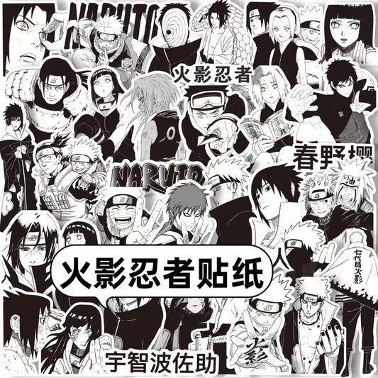 10/30/65pcs Anime NARUTO Cartoon Stickers