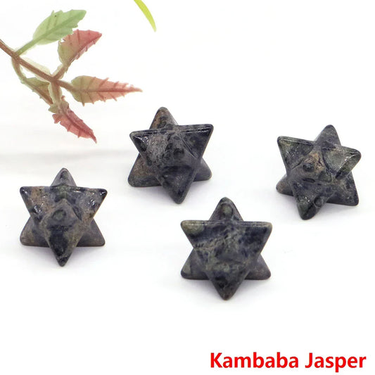 Merkaba Star Natural Chakra Quartz Crystal