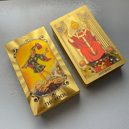 Russian Golden Tarot Cards