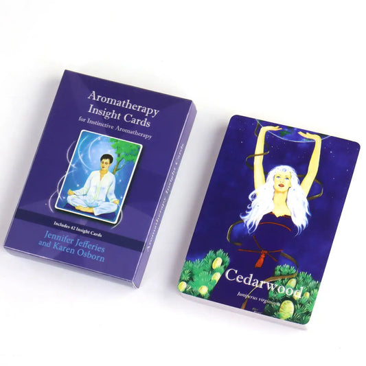 Aromatherapy Insight Cards – 42-Piece Oracle Deck for Intuition & Emotional Wellness (10.4 × 7.3 cm)