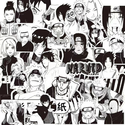 10/30/65pcs Anime NARUTO Cartoon Stickers