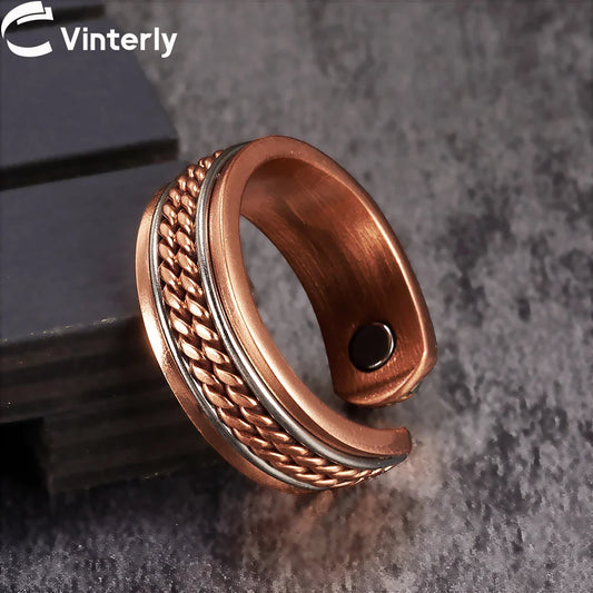 Vinterly Pure Copper Magnetic Rings