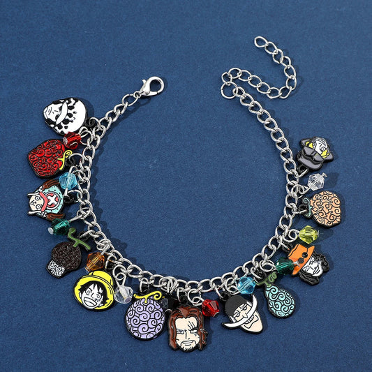 Luffy Pirate Pendant Bracelet