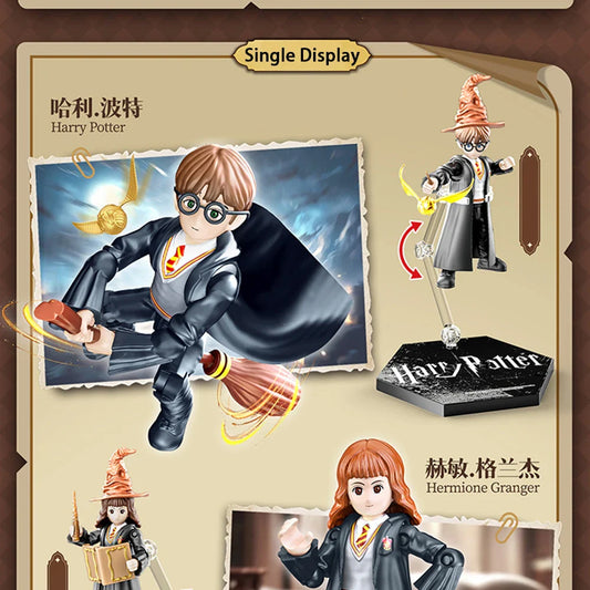 1/4Pcs Harry Potter Blind Box Q Version Figures