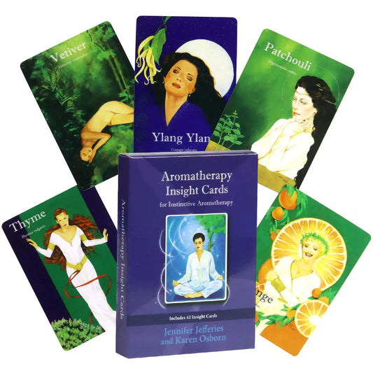 Aromatherapy Insight Cards – 42-Card Oracle Deck for Intuition & Wellness (10.4 × 7.3 cm)