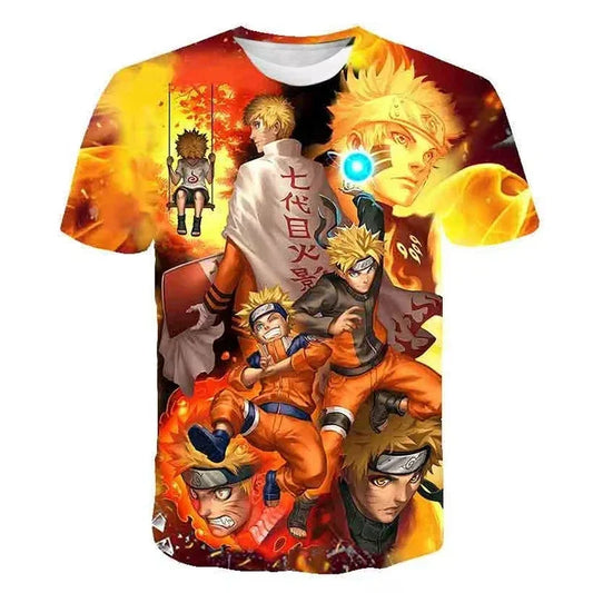 (Miniso) Naruto Kakashi 3D T-Shirt