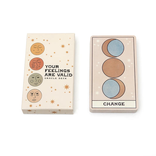 Your Feelings Are Valid Oracle Deck – 2nd Edition Mood & Emotion Insight Cards for Self-Care & Spiritual Guidance