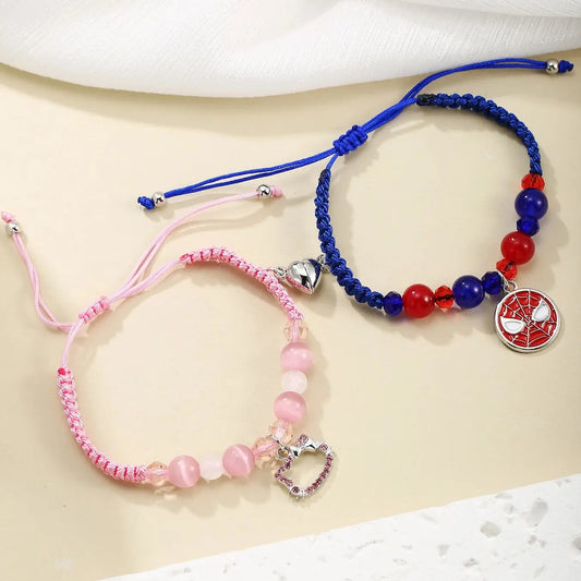Cat Pendant Couple's Bracelets