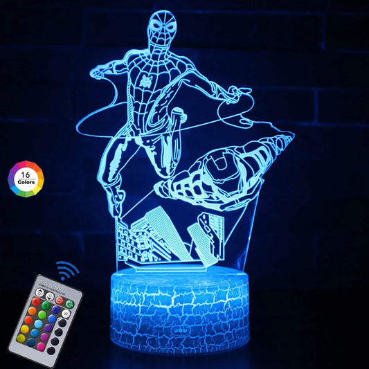 Spider-Man vs. Venom LED Desk Lamp