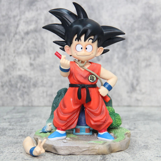 19cm Super Saiyan Goku Heart Gesture Figure