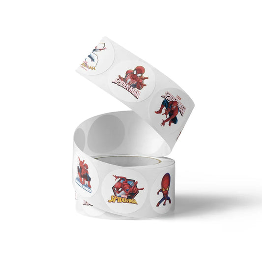 500pcs Spider-Man Roll Stickers