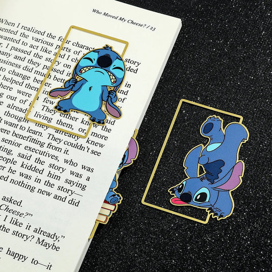 8 Styles Disney Stitch & Angel Creative Bookmarks