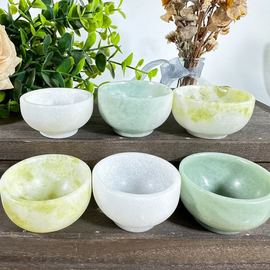 Natural Crystal Jade Bowl