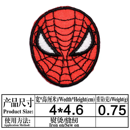 1pc Spider-Man Embroidered Iron-On Patch
