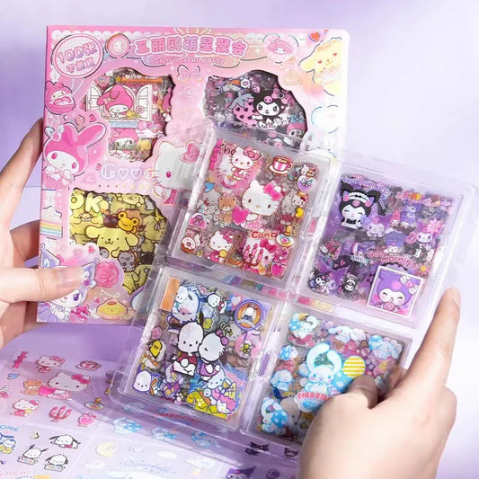 Hello Kitty Sanrio 100-Piece Sticker Set