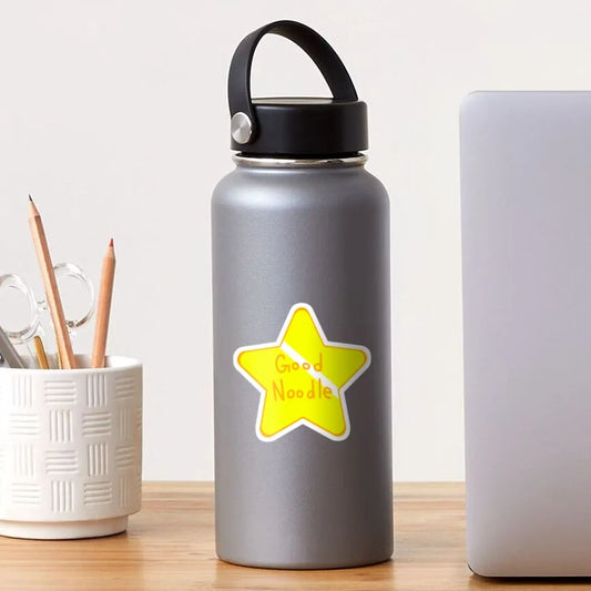 1 Big “Good Noodle Award Star” SpongeBob Sticker