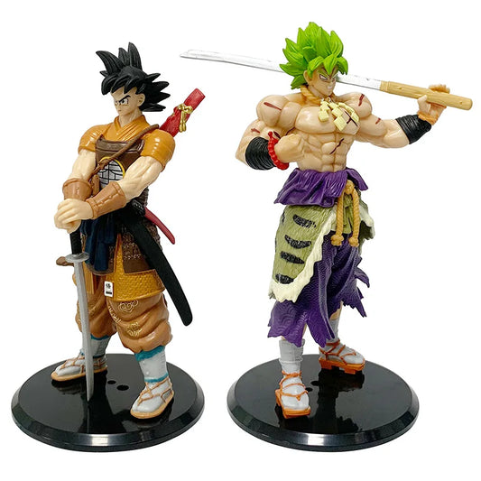 21cm Anime Z Figure – Samurai Son Goku &amp; Broly