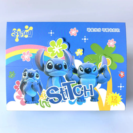 12pcs Labubu x Disney Stitch Figure Toys