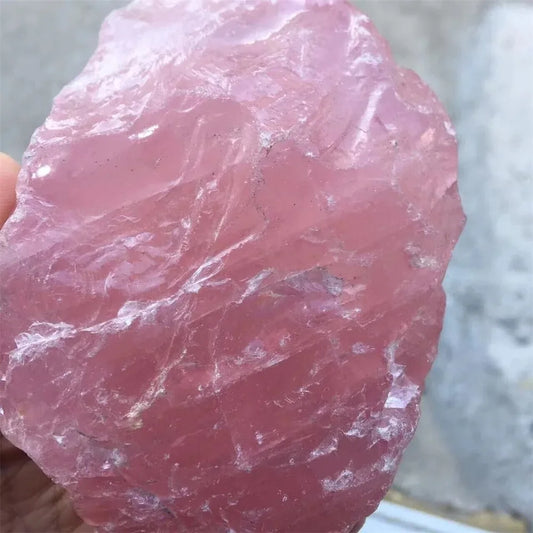 Natural Rose Quartz Stone Raw Crystals Stones Healing Mineral Specimen Rock Raw Rough Quartz Pink Crystal Gemstones 1pc