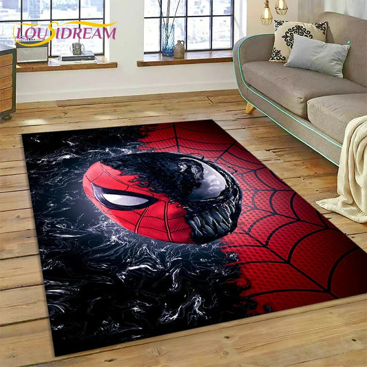 Superhero Marvel Avengers Spider-Man Cartoon Carpet