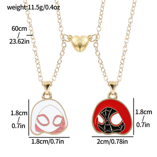 Marvel Spider-Man Heart Necklace