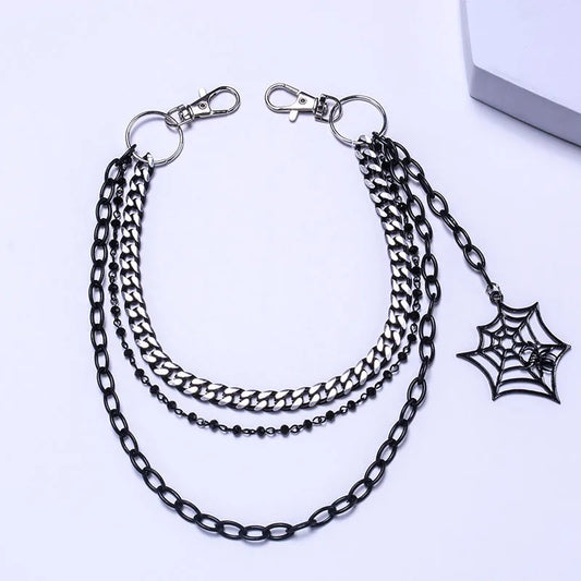 Spider Web Keychain & Pants Chain