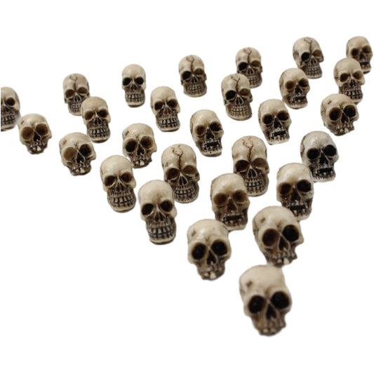 20-60Pcs Mini Skull Model – Collectible Halloween Gothic Skull Sculptures