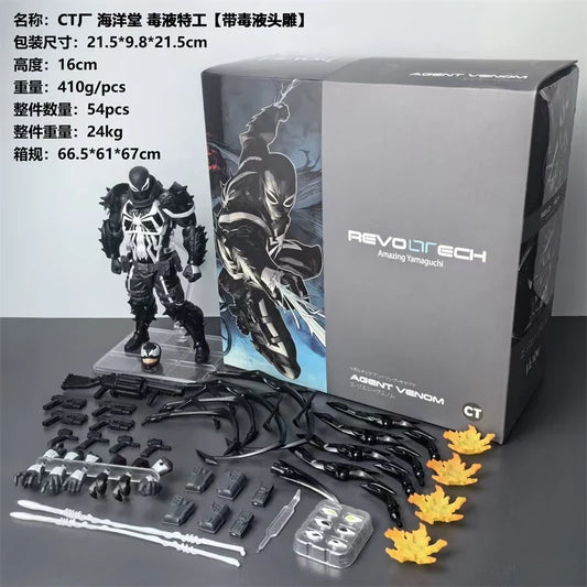 New In Stock CT Toys Spider-Man SHF Agent Venom Figure