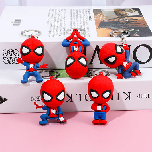 5pcs Spider-Man Keychain Set