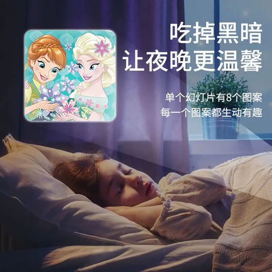Princess Elsa & Spider-Man Avengers Cartoon Projection Flashlight