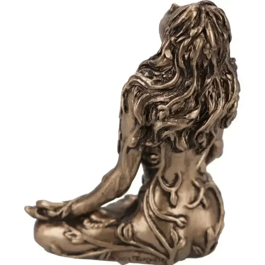 Mother Earth Statue Mini Gaia Fairy – Decorative Buddha Figurine for Healing & Meditation