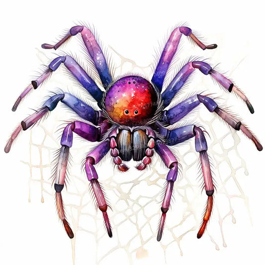 Watercolor Spider Wall Stickers