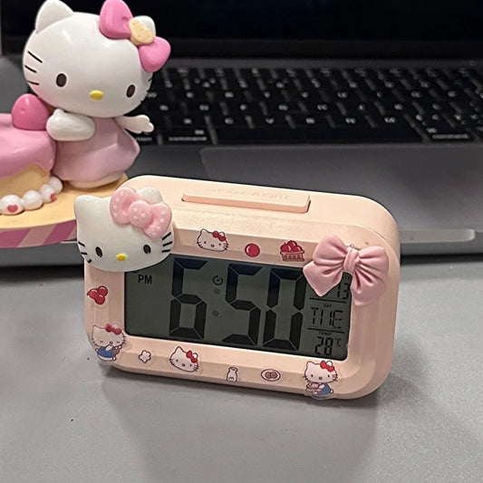 Sanrio Hello Kitty Noctilucent Alarm Clock