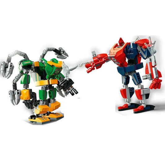Superheroes Spider-Man vs Doctor Octopus