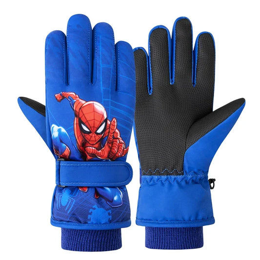 Hasbro Spider-Man Iron Man Elsa Princess Five-Finger Outdoor Gloves