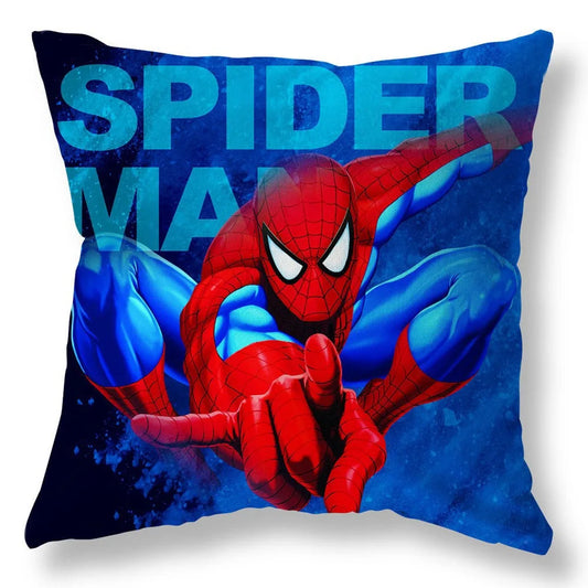 Superhero Spider-Man & Iron Man Pillow Cover
