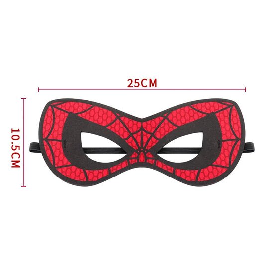 Kids Superhero Spider-Man Mask + Wrist Guard Set