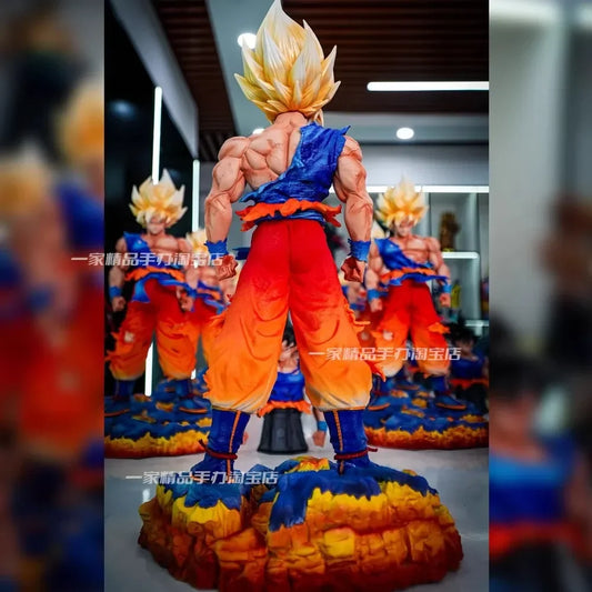 35cm JT Dragon Ball Son Goku Figure – 2 Heads PVC Model
