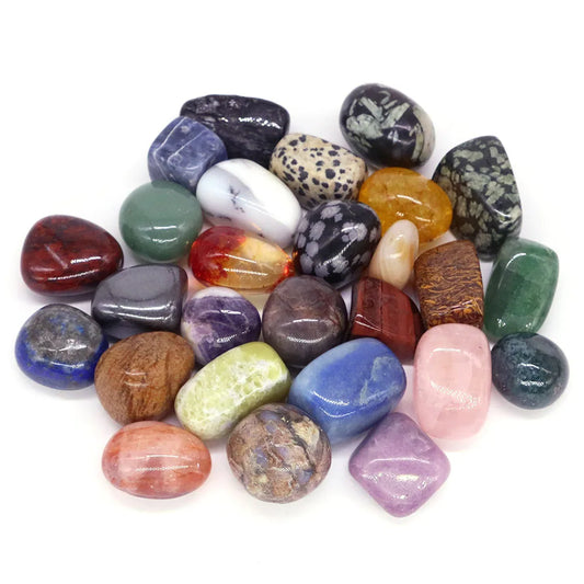 Natural Tumbled Lilac Lepidolite Stone – Reiki Healing Crystal for Home & Aquarium Decor