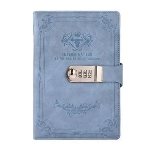 A5 Retro Password Book with Lock