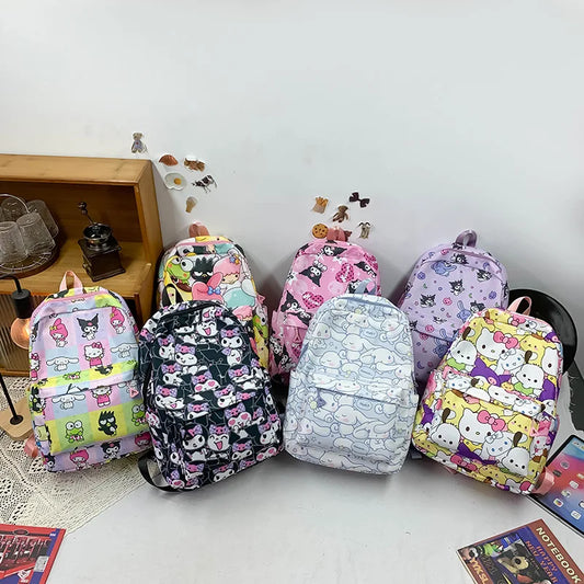 3pcs Hello Kitty Sanrio Backpack Set