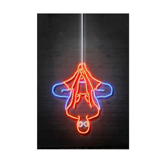 MINISO Disney Neon Marvel Superhero Poster
