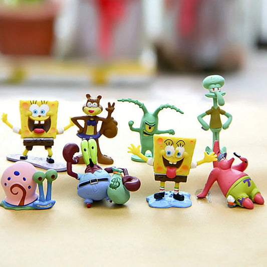 8pcs/set SpongeBob SquarePants