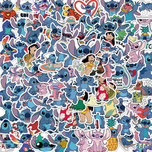 100PCS Disney Stitch Anime Stickers