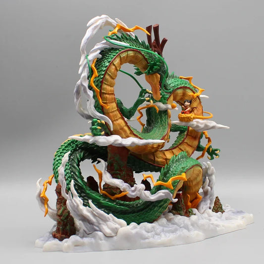 22cm Shenron & Goku Action Statue