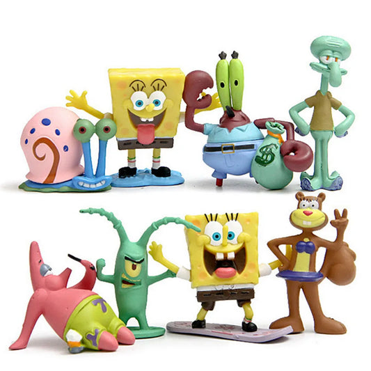 8pcs/set SpongeBob SquarePants