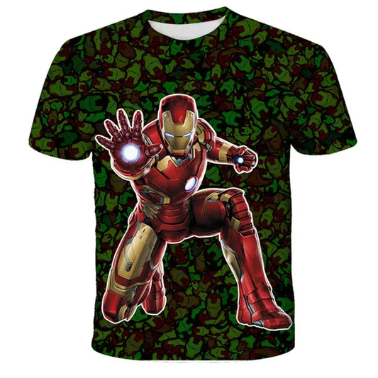 Spider-Man & Avengers 3D Printed Summer T-Shirts