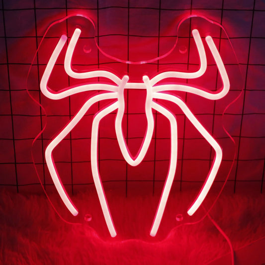Spider Anime Neon LED Sign
